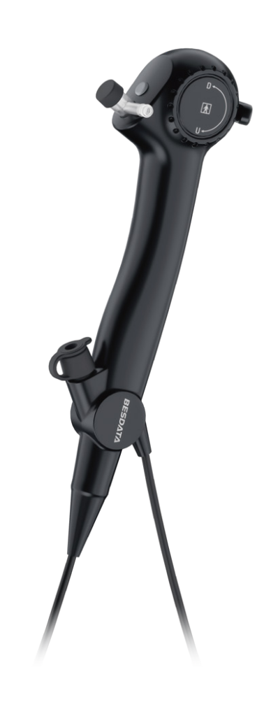 Verpie veterinary flexible endoscope on transparent background
